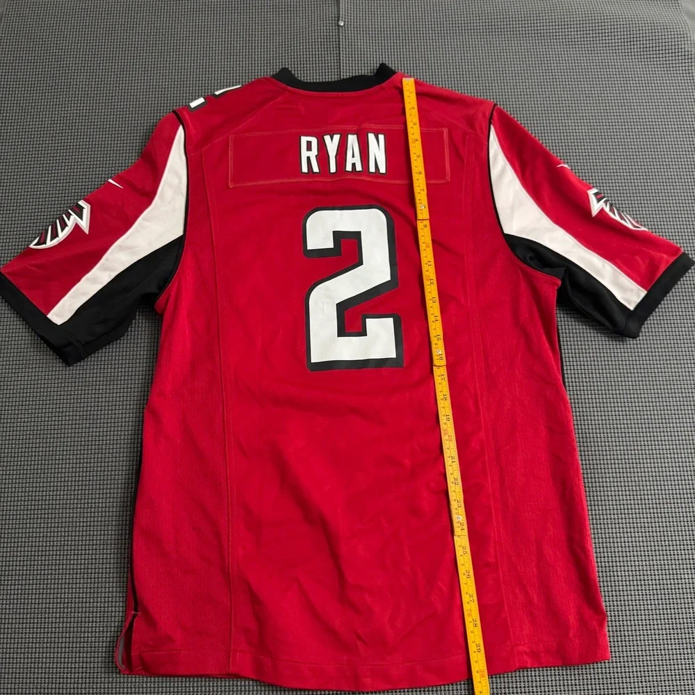 Nike NFL Atlanta Falcons Matt Ryan Super Bowl LI Jersey Red Mens Medium